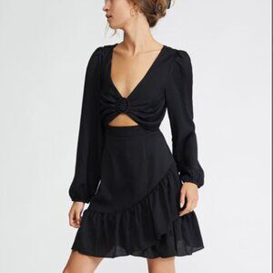 NWT MINKPINK Audrey Mini Dress Black